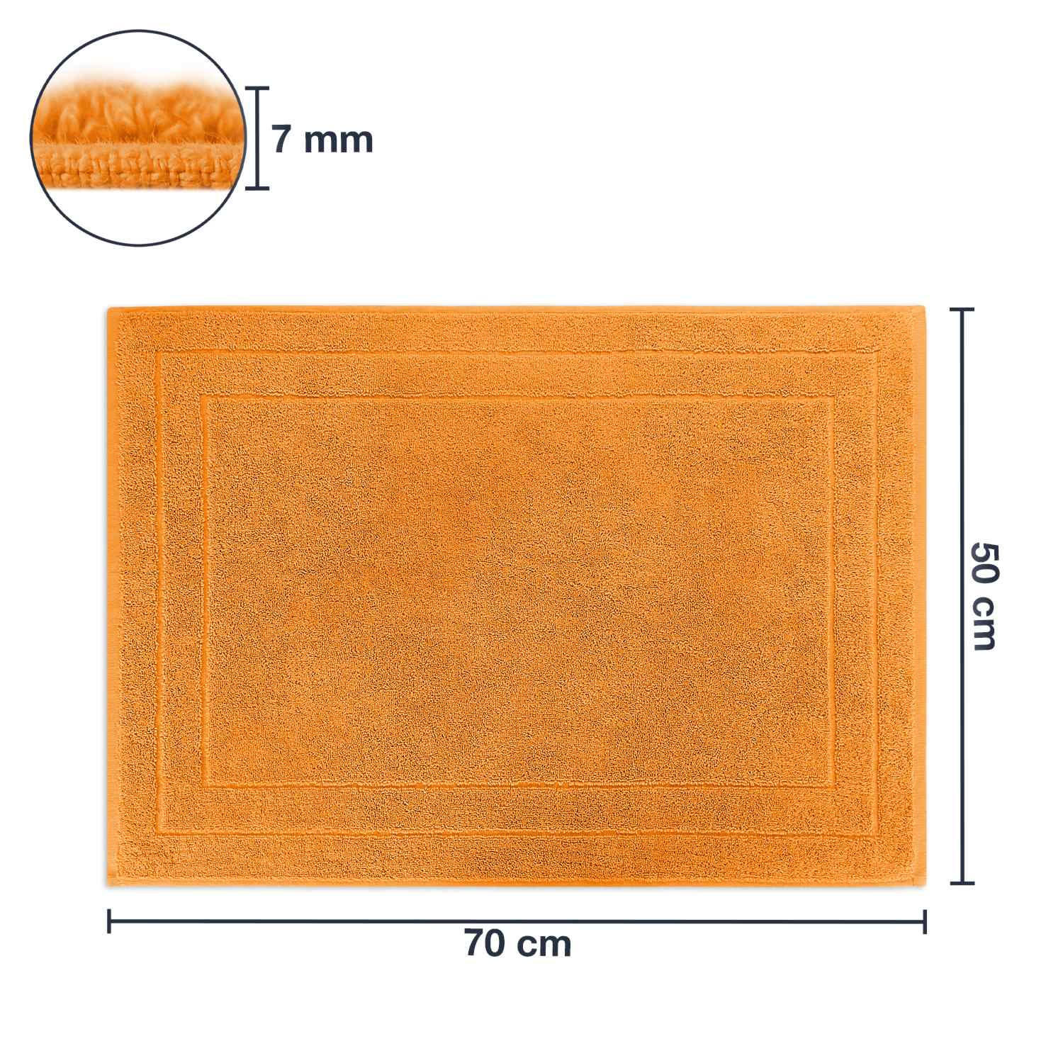 BADVORLEGER JASMINA - Orange, Textil (50/70cm) - WohnDirect