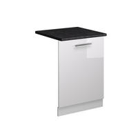 GESCHIRRSPÜLBLENDE Fame-Line Weiß Hochglanz 60 cm , AP Anthrazit - Weiß Hochglanz/Weiß, Holzwerkstoff (60/81.8/1.6cm) - Vicco