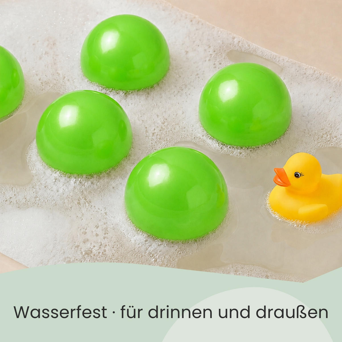 BÄLLEBAD-BÄLLE 50 Stück, Grün, 5.5 cm - Grün, Kunststoff (5.5/5.5/5.5cm) - Littletom