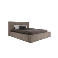 POLSTERBETT SANA 160x200cm Elegantes Polsterbett für modernen Wohnstil , Taschenfederkernmatratze LIORA(19cm), cappuccino - Cappuccino, Holz (160/200cm) - Panda Möbel