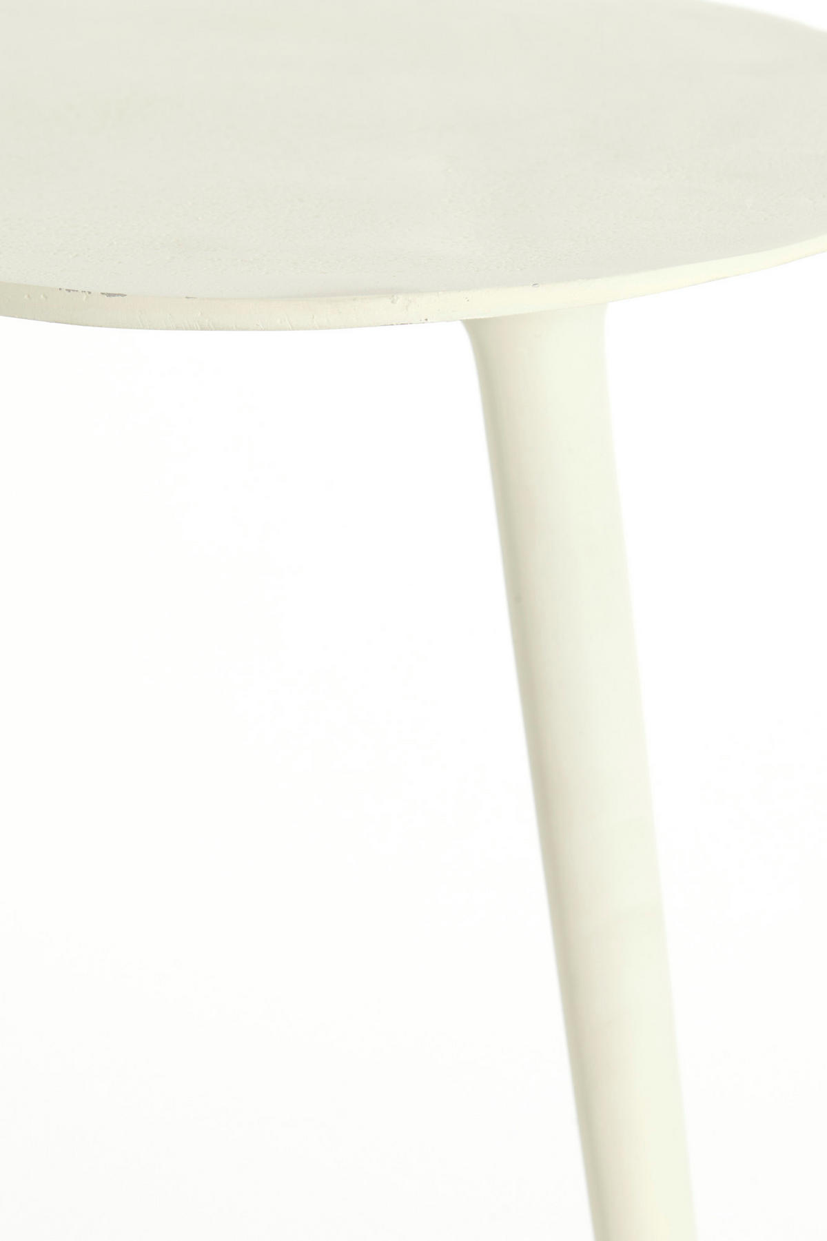BEISTELLTISCH Linos Weiß 80/60/36 cm - Weiß, Metall (80/60/36cm) - Light & Living