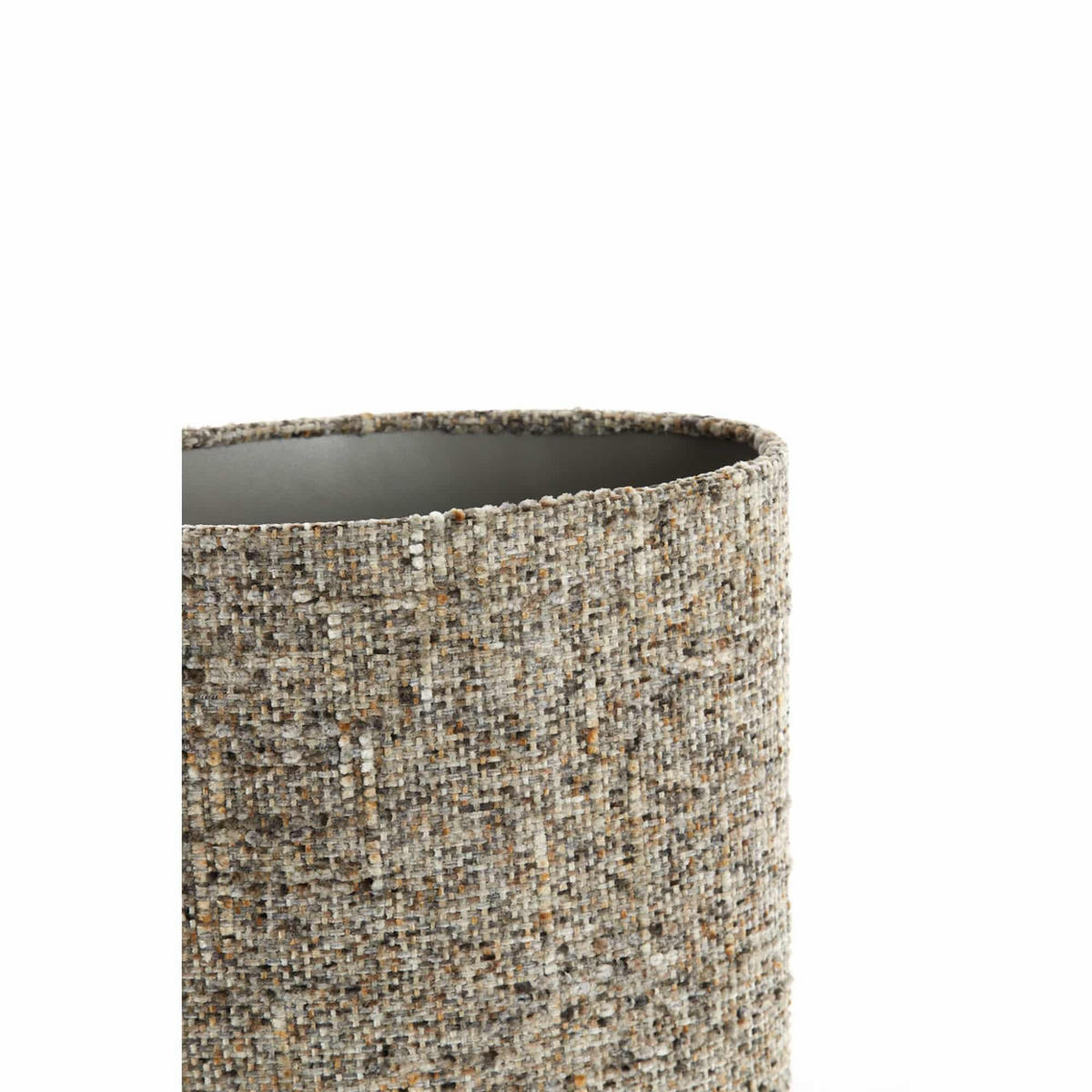 LAMPENSCHIRM Osire Grau 30/15/25 cm - Grau, Textil (30/15/25cm) - Light & Living