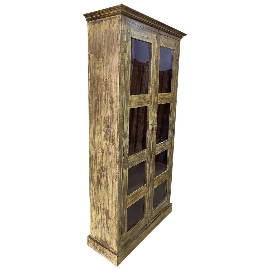 VITRINE aus Holz, 110x40x45cm - Braun, Holz (110/180/45cm) - Wanderlust