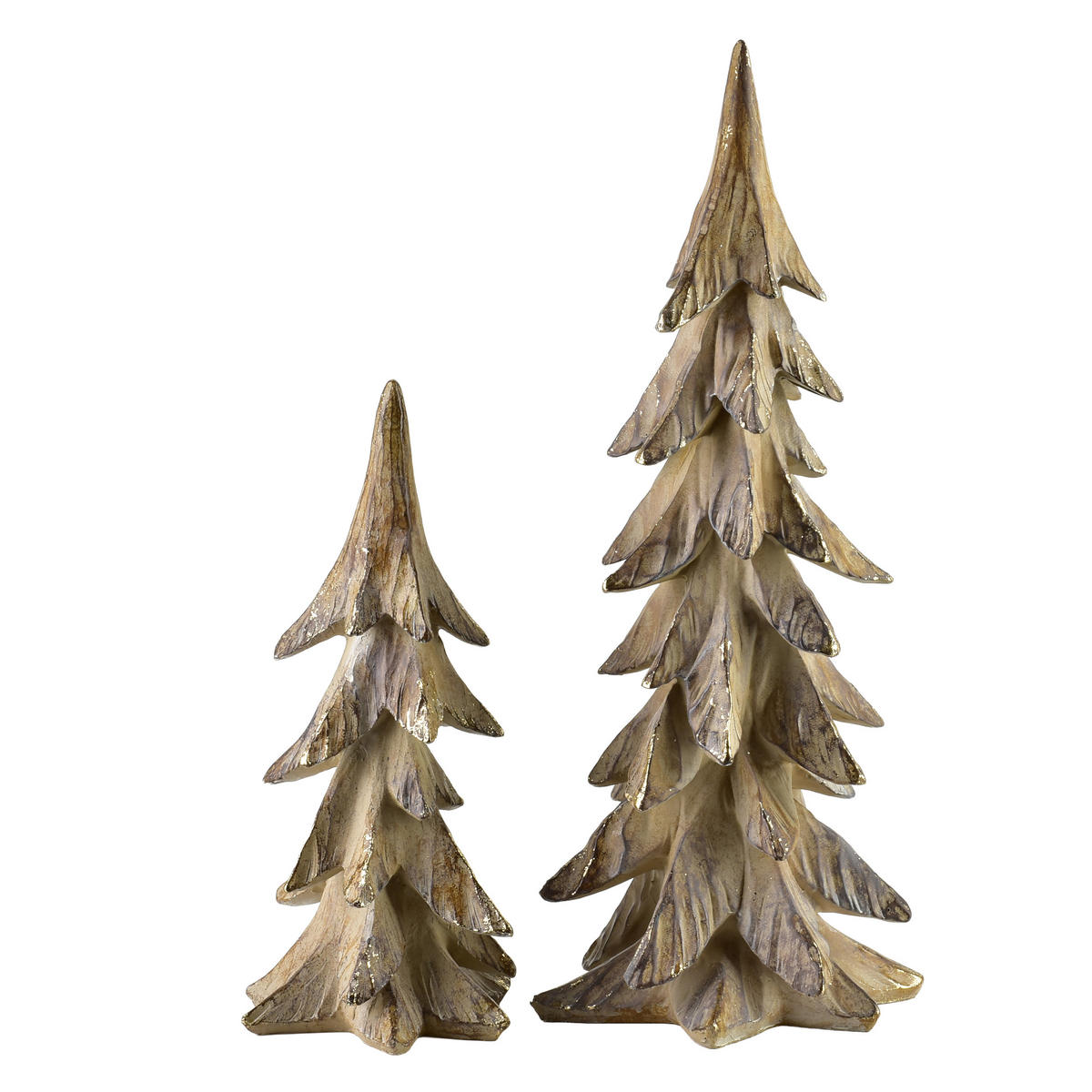 DEKOFIGUR Santa Lila Braun 14x13,5x28,5 cm Kunststoff - Braun, Kunststoff (13.5/28.5/14cm) - Mondex