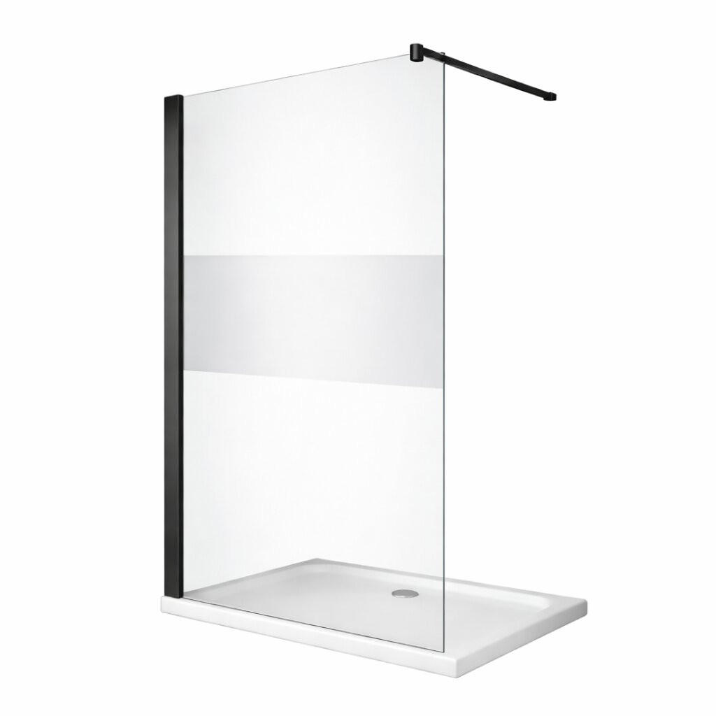 DUSCHKABINE Nora 90x100x90 cm U Form - Silberfarben, Glas (90/100/195cm) -  Glaswerk Westfalen
