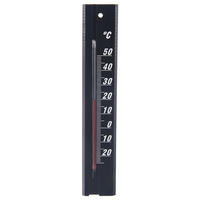 UNIVERSAL-THERMOMETER, Kiefernholz, schwarz, 20 cm - Schwarz, Holz - Orion 