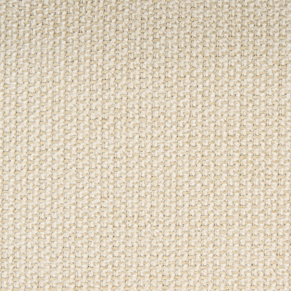 POUF Stoff Hellbeige Juno - Beige/Braun, Textil (35/38/35cm) - Beliani