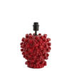 LAMPENSOCKEL Berries Rot 25.5/25/27 cm - Rot, Keramik (25.5/25/27cm) - Light & Living