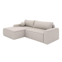 ECKSOFA OTATTI mit Schlaffunktion, Beige - Beige, Textil (245/160cm) - Fedve