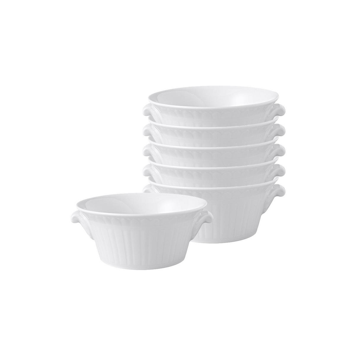 SUPPENTASSEN Cellini weiß 400 ml 6er Set - Weiß, Keramik (0.4L) - Villeroy & Boch