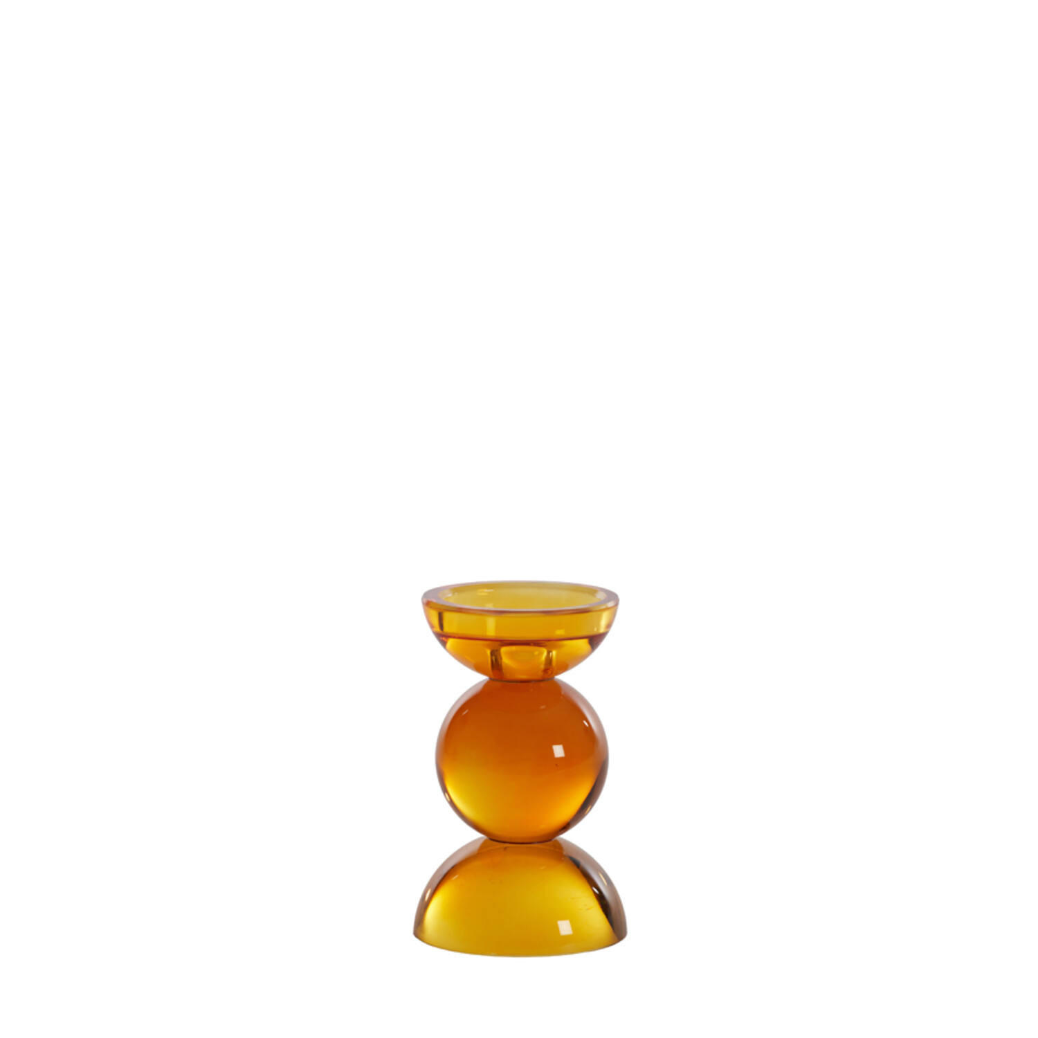 Light & Living Kerzenständer Dunkelorange 9.5x15.5x9.5 cm