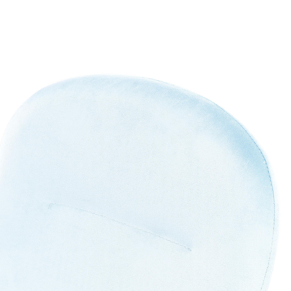 BÜROSTUHL Samtstoff Blau Priddy - Blau, Textil/Metall (60/79/60cm) - Beliani