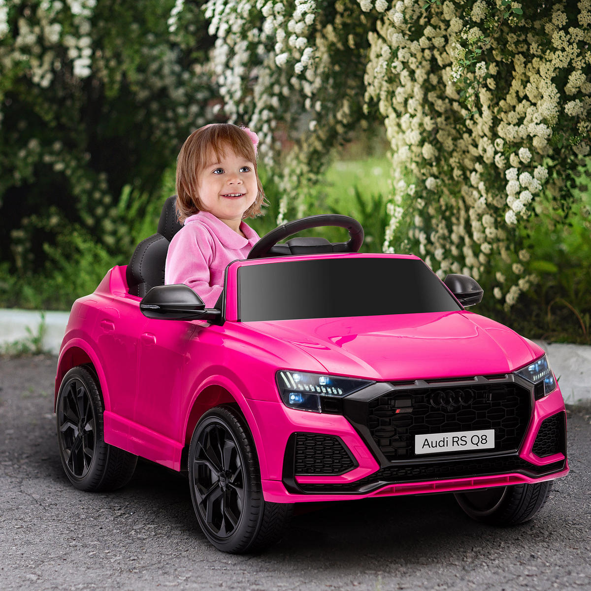 ELEKTRO-KINDERAUTO DE-13047 Bluetooth Rosa - Pink, Kunststoff (101/62/51cm) - ComfortXL
