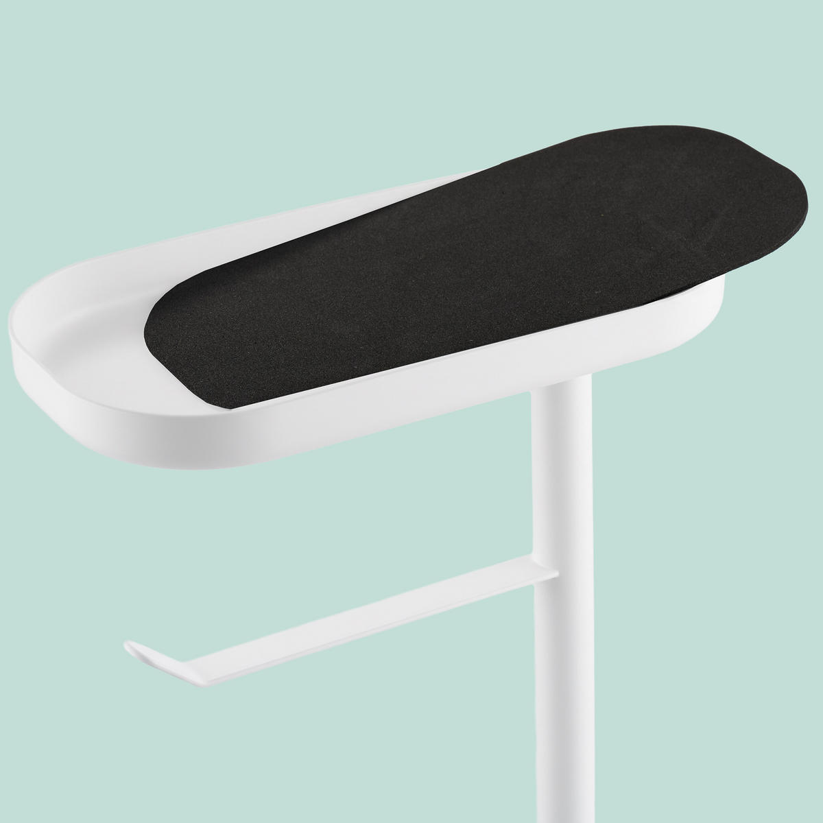 WC-GARNITUR - Weiß, Kunststoff/Textil (26/65/17cm) - Relaxdays