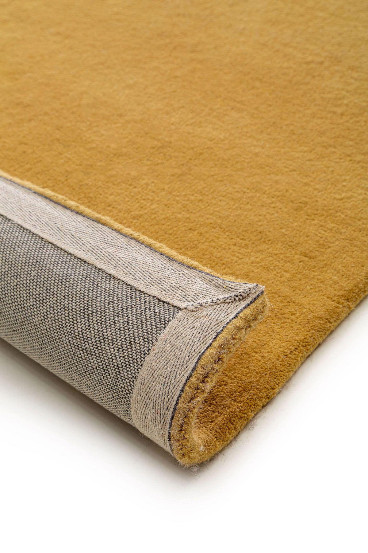 WOLLTEPPICH Bent Gelb 160x230 cm - Gelb, Textil (160/230cm) - benuta Nest