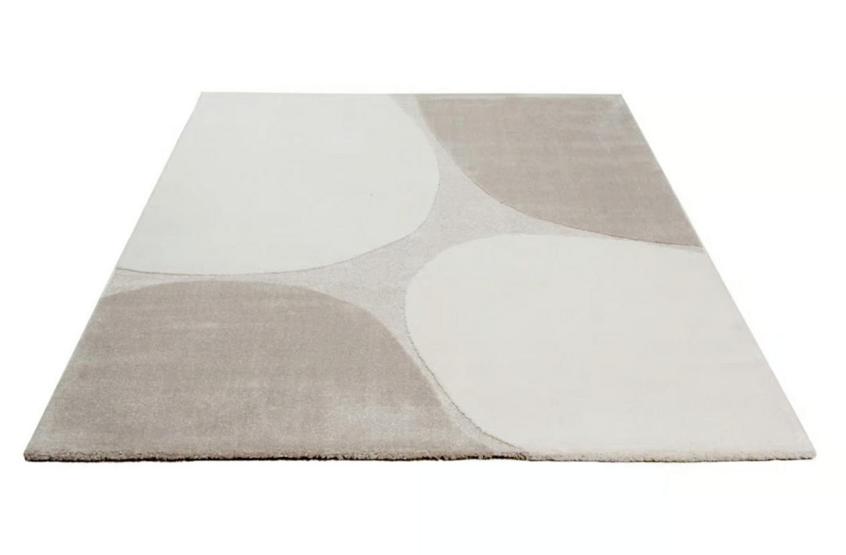 TEPPICH modern Flachgewebe BLANCO Beige 160 x 230 cm - Beige, Textil (160/230cm) - Novatrend