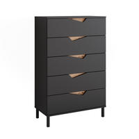 KREDENC Marelle Antracit/Artisan - antracitová, kompozitní dřevo (76/120/38cm) - Vicco