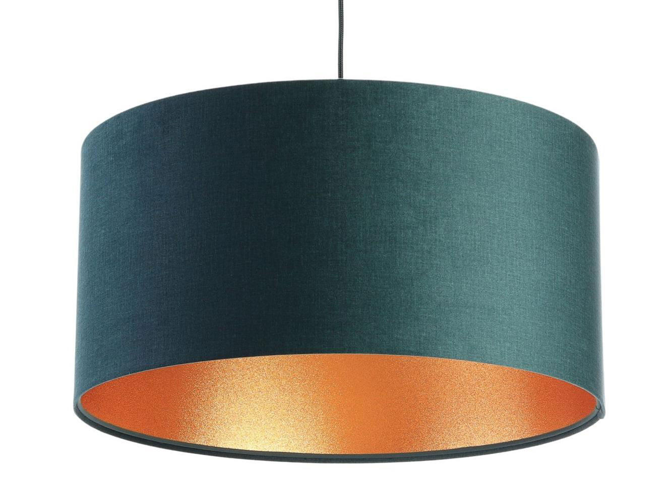 HÄNGELEUCHTE Grün 50/25 cm - Goldfarben/Grün, Kunststoff (50/0.8/25cm) - ONZENO