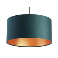 HÄNGELEUCHTE Grün 50/25 cm - Goldfarben/Grün, Kunststoff (50/0.8/25cm) - ONZENO