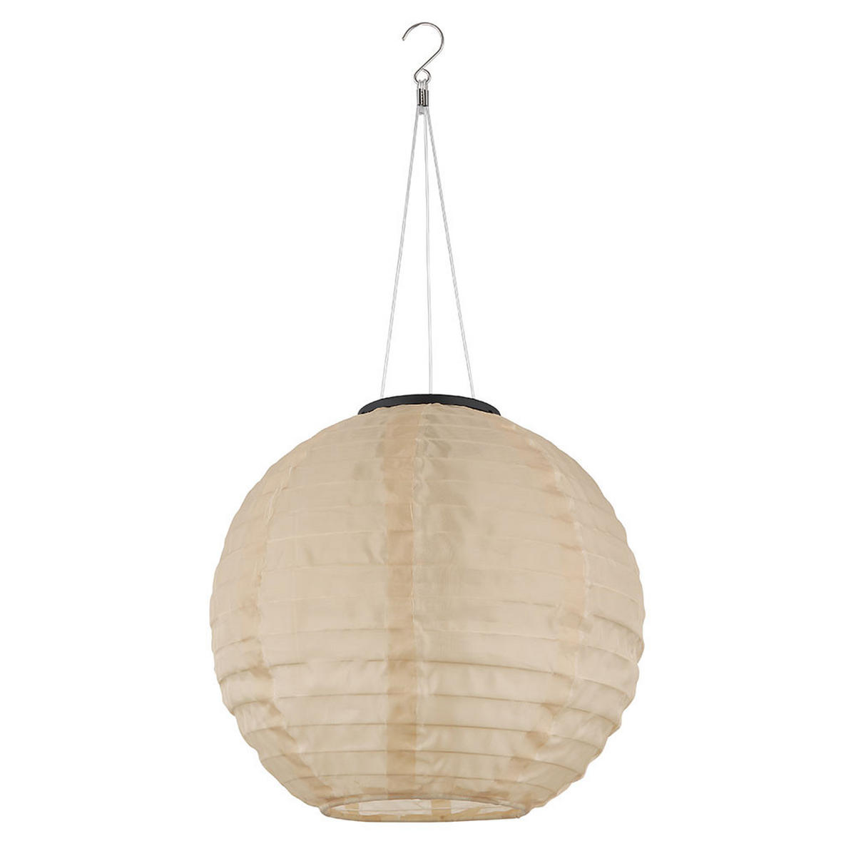 LED AUSSENHÄNGELEUCHTE Lampion Beige 2er Set - Beige, Metall (30/30/55cm) - Globo Lighting