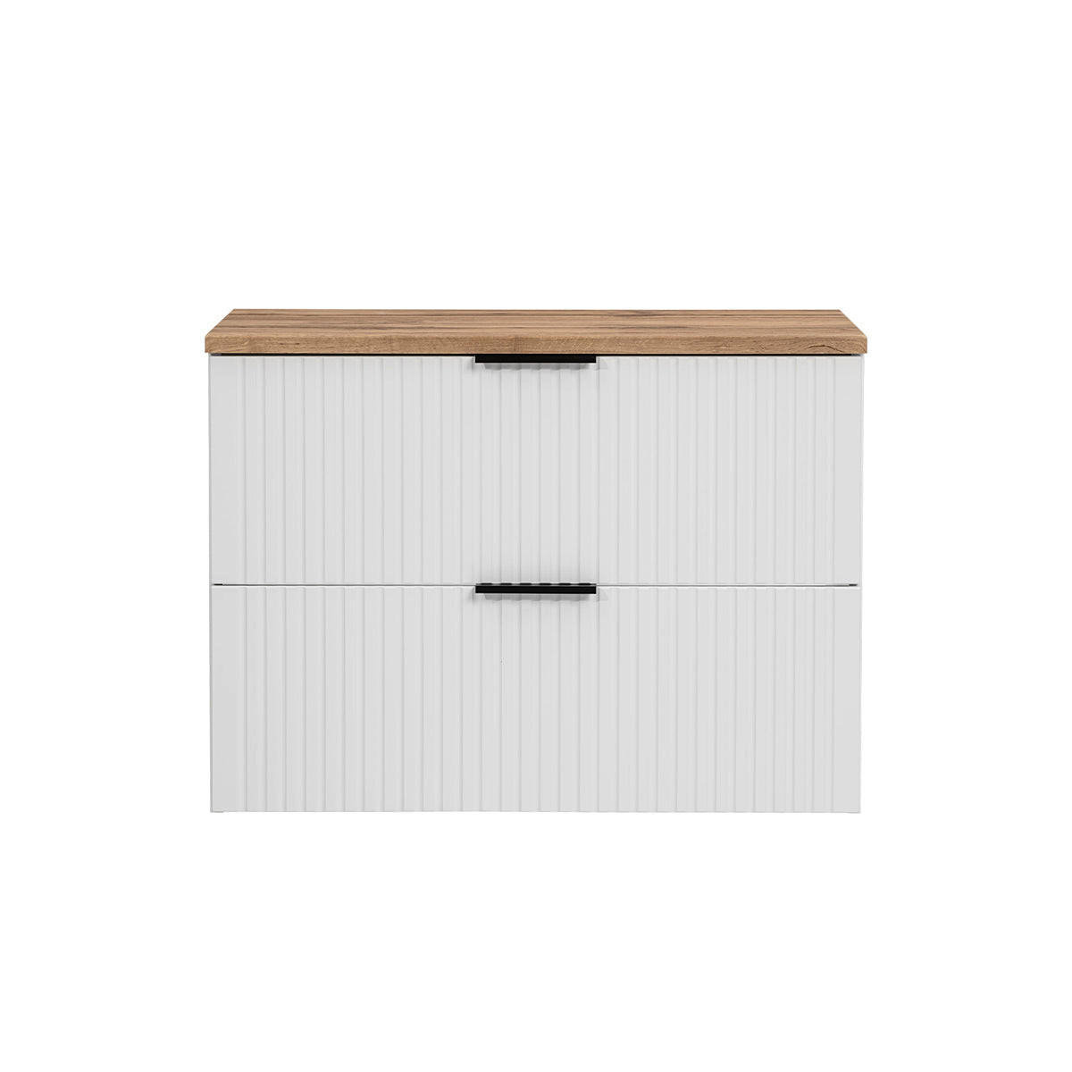 PODUMIVALNIŠKA OMARICA 80.6cm Adriel Bela - bela, leseni material (80.6/59/46cm) - Petits-meubles