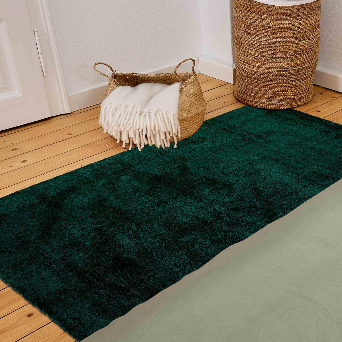 KURZFLORTEPPICH SAMMY - Grün, Textil (133/190cm) - Astra