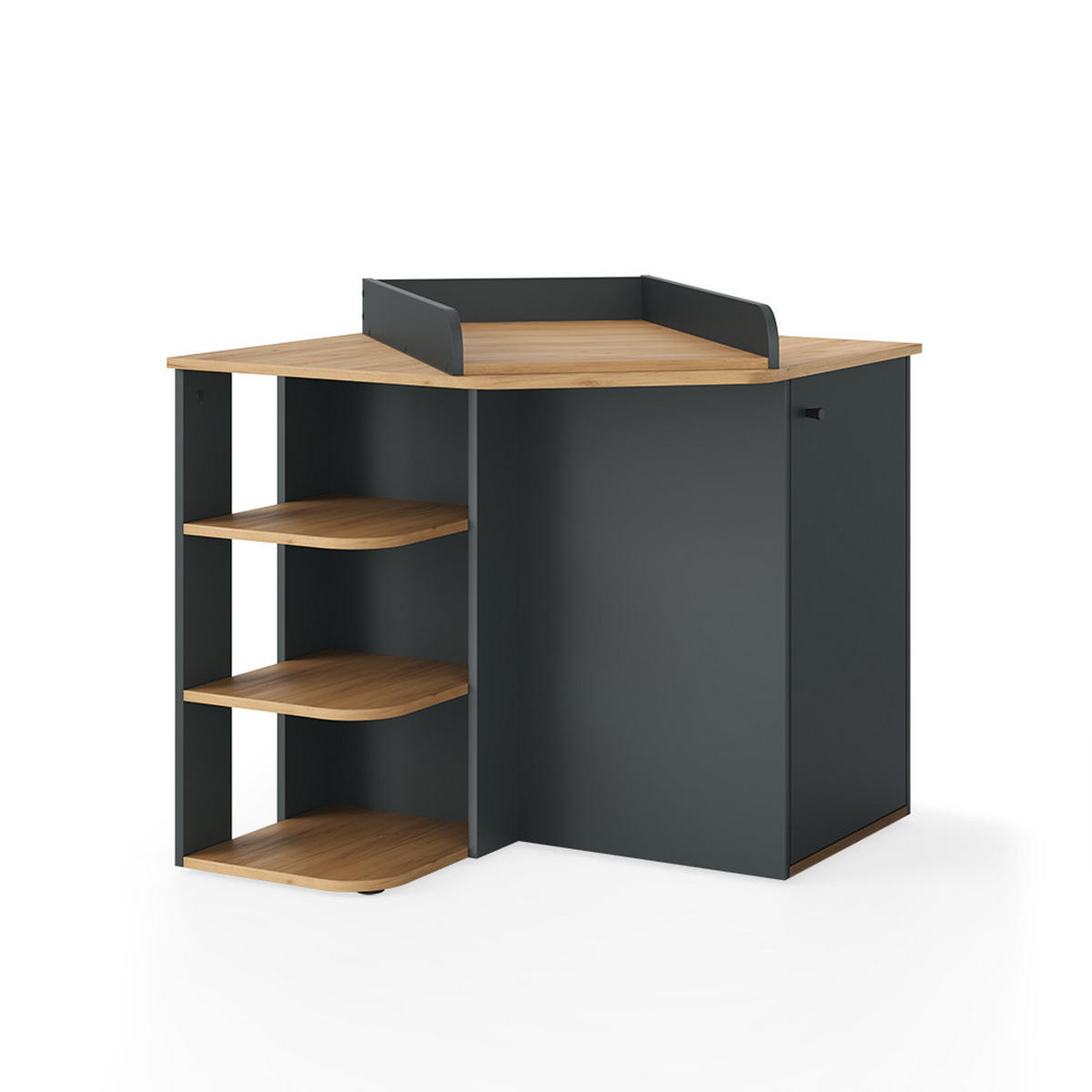 KOMODOVÝ PŘEBALOVACÍ STŮL Kristian Antracit/Artisan - antracitová, kompozitní dřevo (85/77.3/85cm) - Vicco