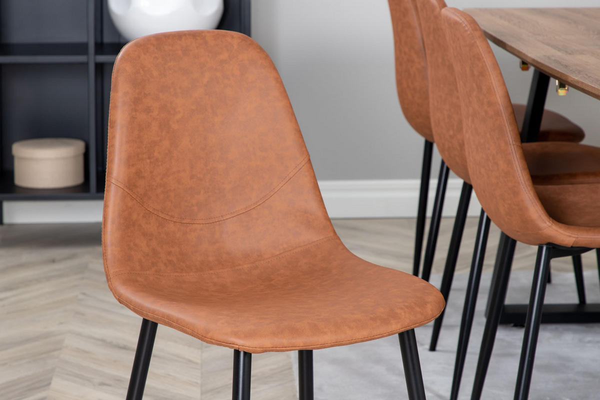 TISCHGRUPPE Braun - Braun, Holzwerkstoff (85/75/160cm) - ebuy24