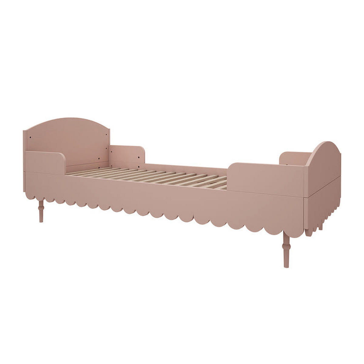 KINDERBETT 90/200 Babushka Rosa - Rosa, Holzwerkstoff (90/200cm) - Petits-meubles