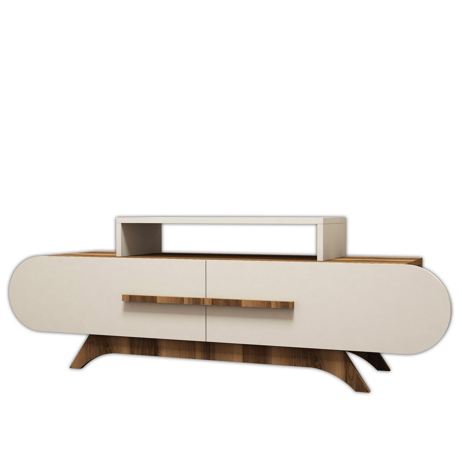 TV-MÖBEL rose Weiß - Beige, Holz (36/49/145cm) - Habitat Garten