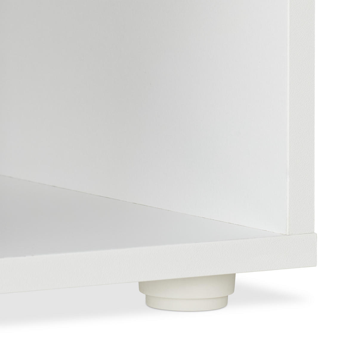 SCHUHBANK - Weiß/Grau, Holz/Holzwerkstoff (105/48/30cm) - Relaxdays