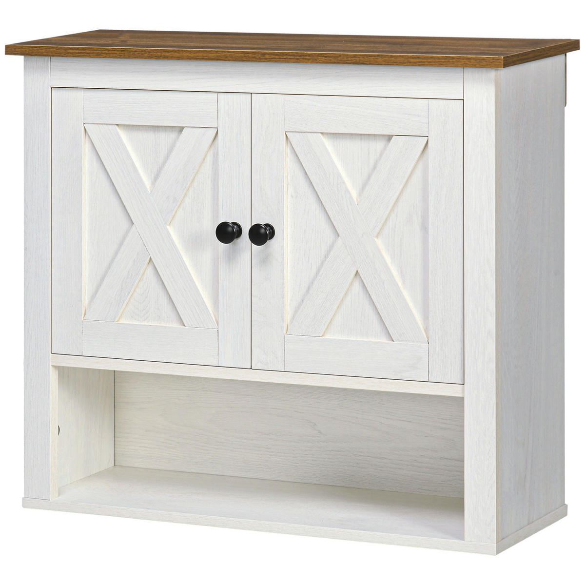HÄNGESCHRANK Weiß 1 Stück - Weiß, Kunststoff (60/52.5/19.5cm) - GiPP
