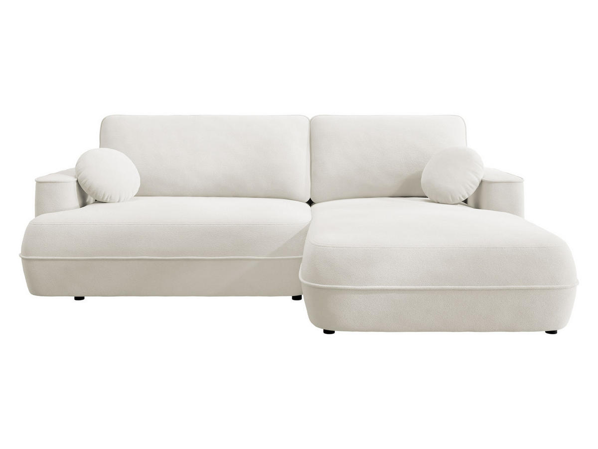 ECKSOFA Fuego L, Seite: Rechts - Hellbraun/Schwarz, Holz/Kunststoff (260/168cm) - MIRJAN24