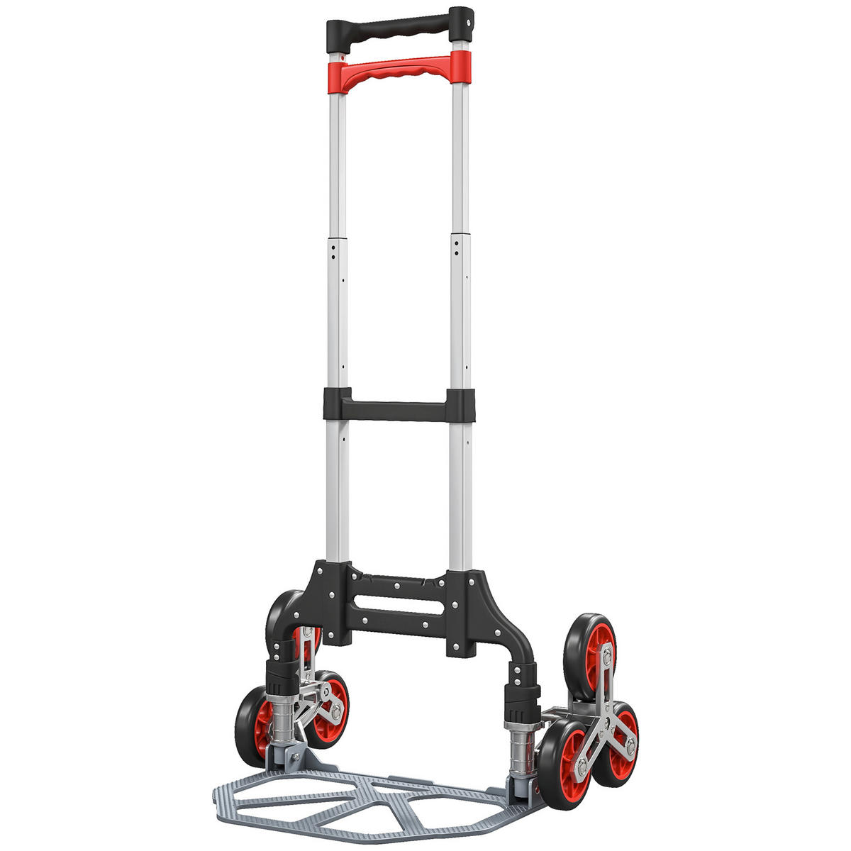 SACKKARRE DE-09172 6-Rad-System, 70 kg Traglast Silber - Silberfarben, Metall (46/44/100cm) - ComfortXL