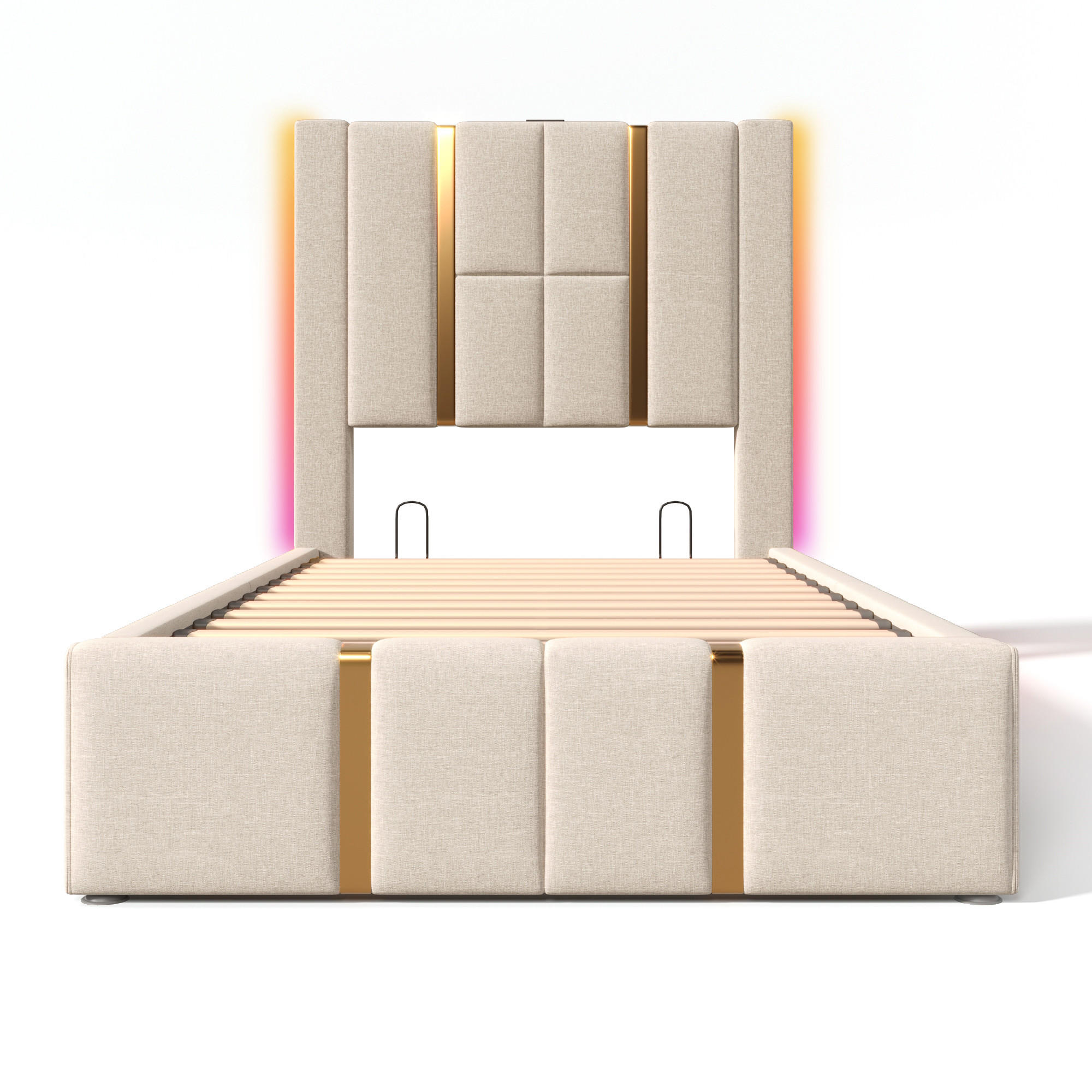 XXXLutz Einzelbett Beige