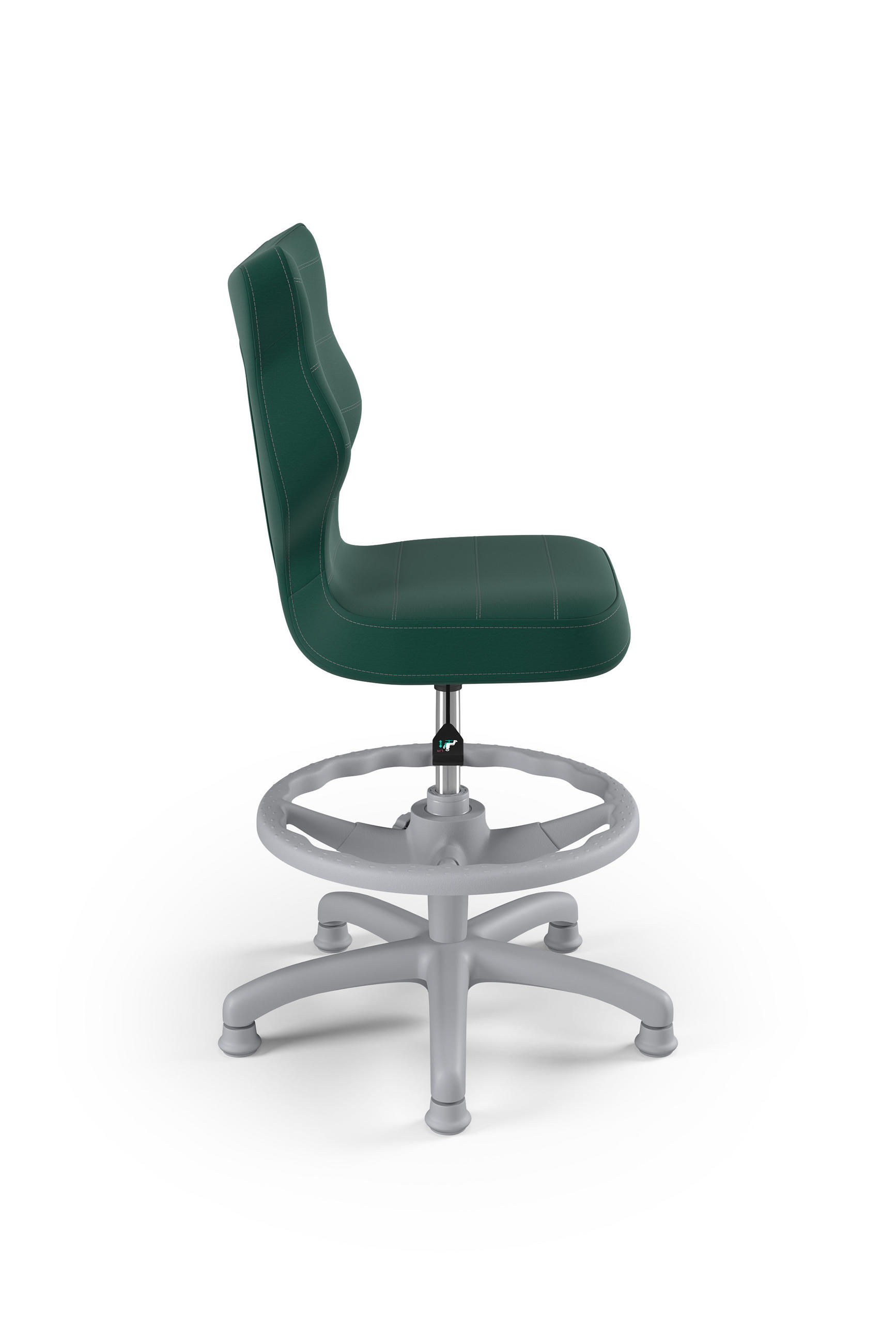 KINDERSTUHL Petit mit Fußstütze - Türkis, Textil (66/90/66cm) - RAUMHIRSCH FURNITURE