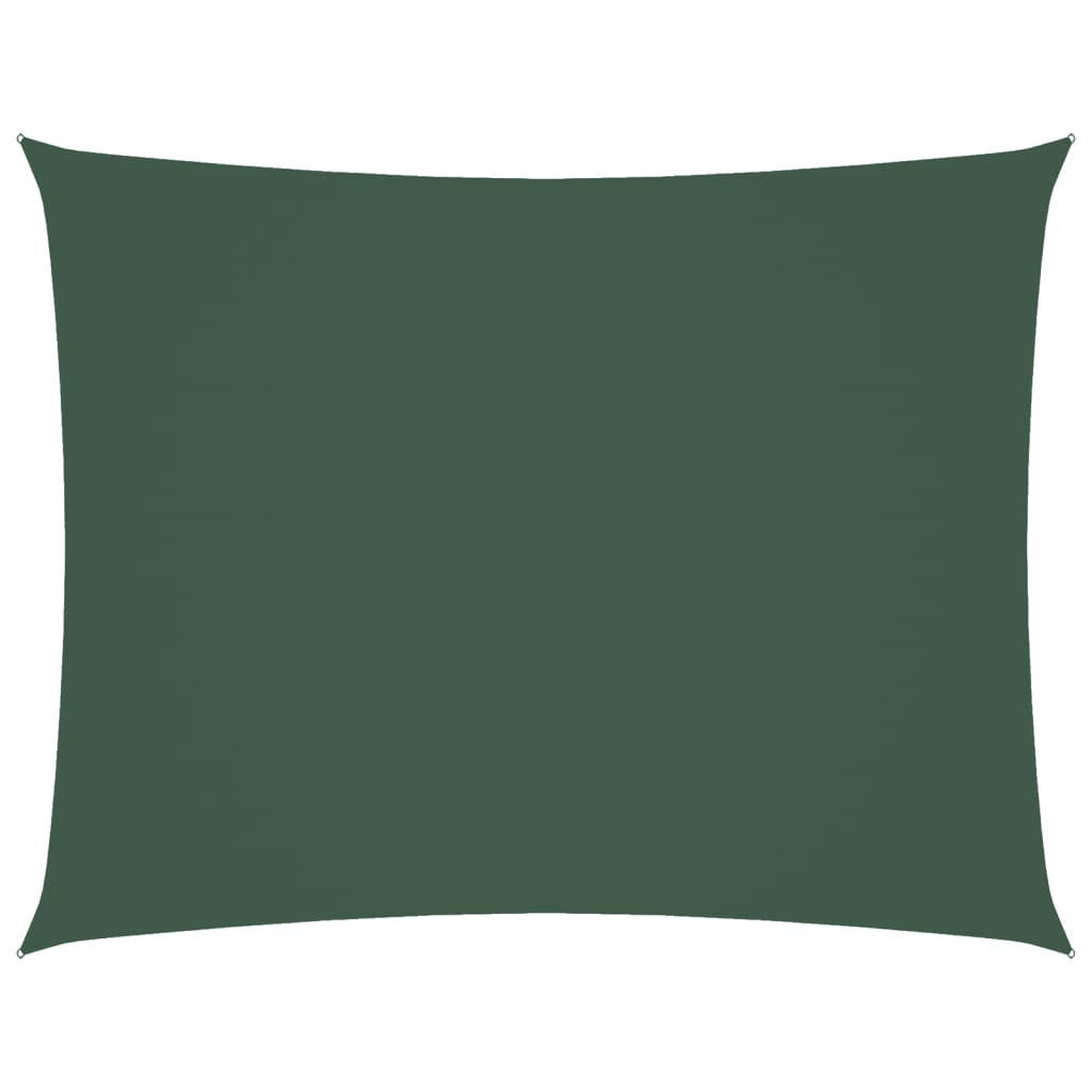 SONNENSEGEL Oxford-Gewebe Rechteckig 3x6 m Dunkelgrün - Grün, Textil (600/300cm) - furnicato