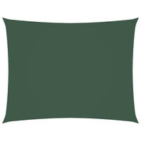 SONNENSEGEL Oxford-Gewebe Rechteckig 3x6 m Dunkelgrün - Grün, Textil (600/300cm) - furnicato