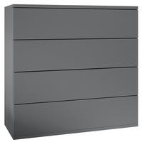 KOMMODE Pavos Anthrazit matt - Anthrazit, Holzwerkstoff (76/76/35cm) - Vladon