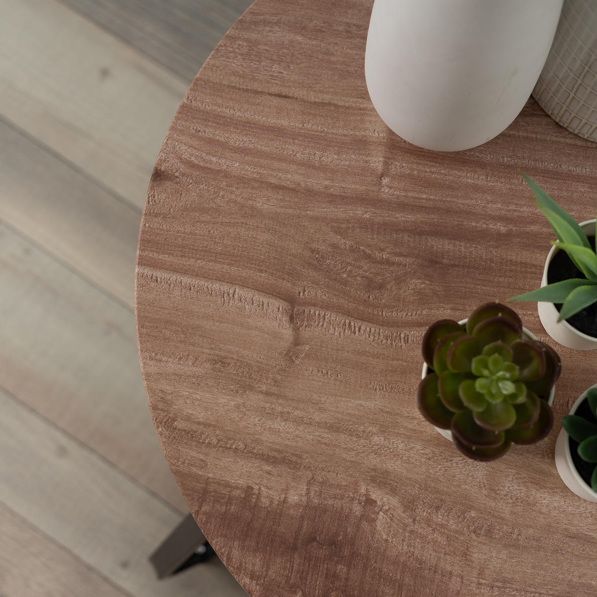 COUCHTISCH MDF Beige 46/44 cm - Beige, Holzwerkstoff (46/46/45cm) - Meubles Cosy