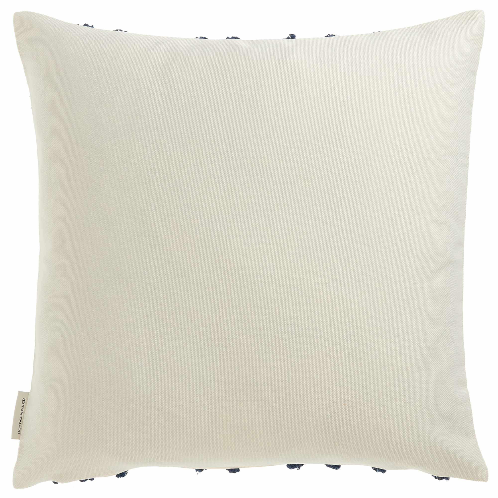 ZIERKISSENHÜLLE WAVY - Blau, Textil (45/45cm) - Tom Tailor