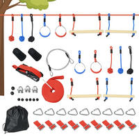 NINJA-HINDERNISPARCOURS DE-18400 Blau/Schwarz/Rot - Multicolor, Metall (40/1000cm) - ComfortXL