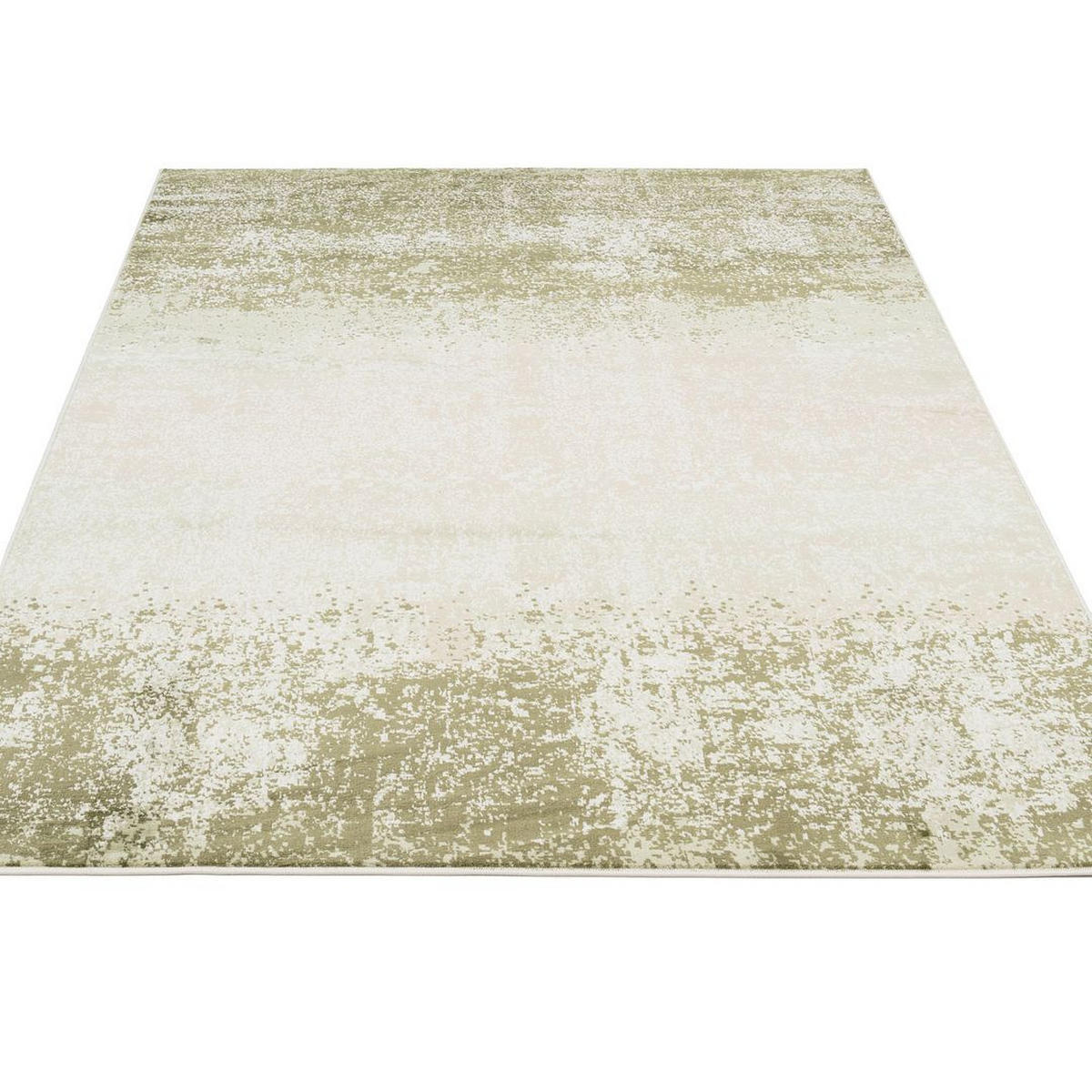 WEBTEPPICH Catalina Barrow Grün - Grün, Textil (160/231cm) - Kukoon Rugs