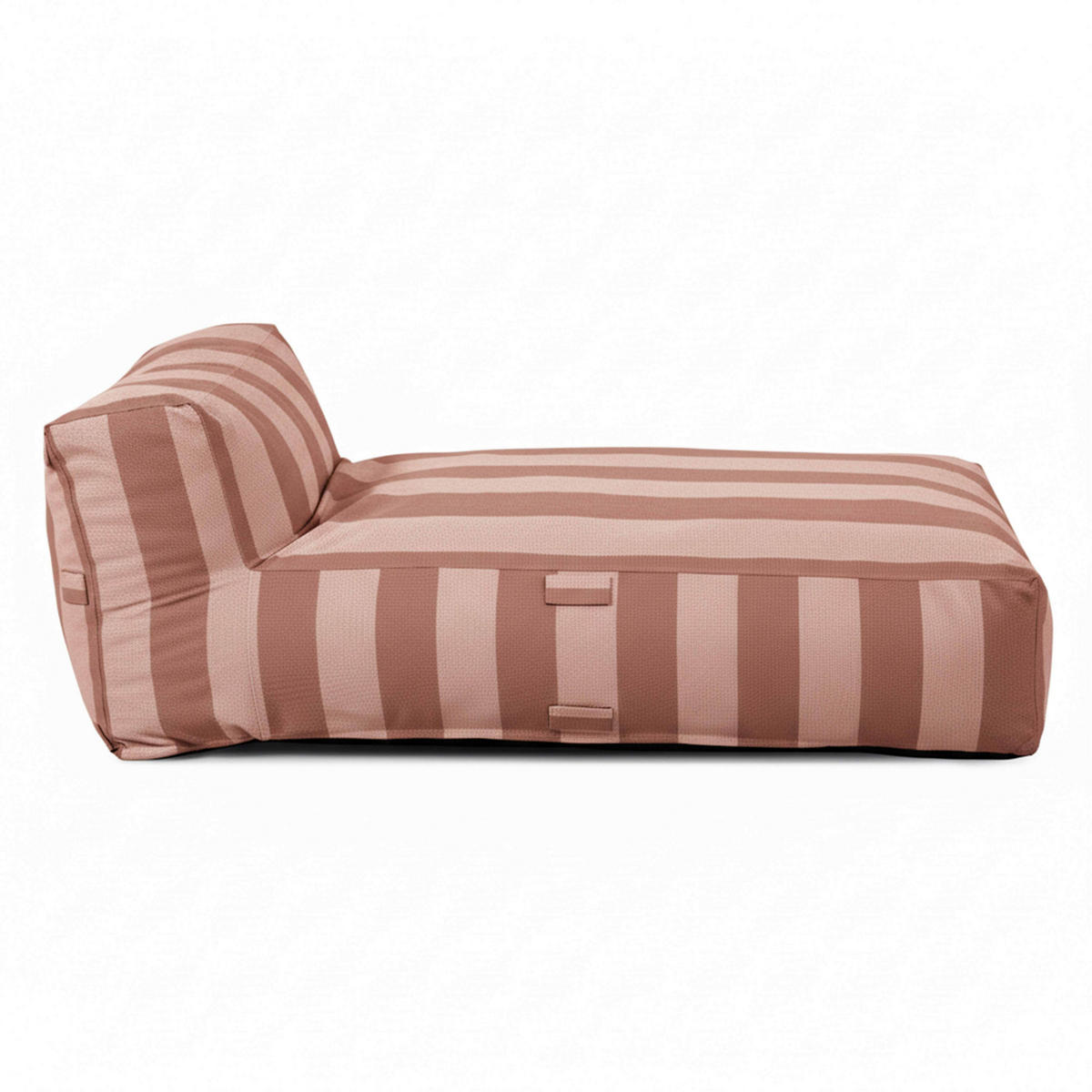 CHAISELONGUE, Terrakotta - Braun, Textil (85/65/160cm) - Oviala