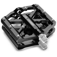 FAHRRADPEDALE Aluminiumlegierung Schwarz - Schwarz, Metall (9.7/1.8/10.5cm)