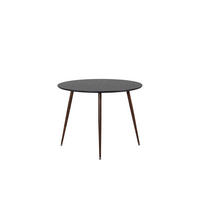 ESSTISCH PLAZA Schwarz 100x100x75 cm - Schwarz, Holzwerkstoff (100/100/75cm) - FURNLUX