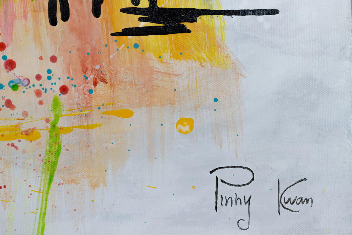 ACRYLBILD HANDGEMALT 120/60 cm - Multicolor/Grau, Holz/Textil (1.7/60cm) - KUNSTLOFT