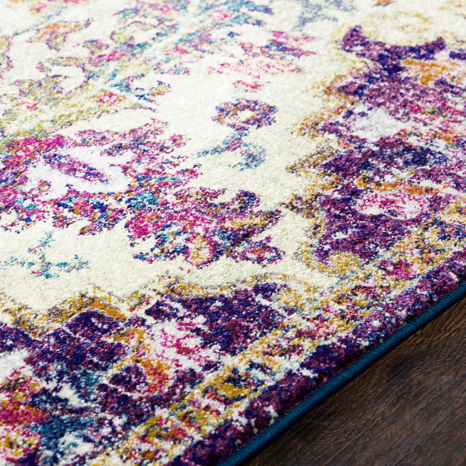 VINTAGE-TEPPICH 160/220 cm Mehrfarbig - Blau/Multicolor, Naturmaterialien/Textil (160/220cm) - LIVABLISS