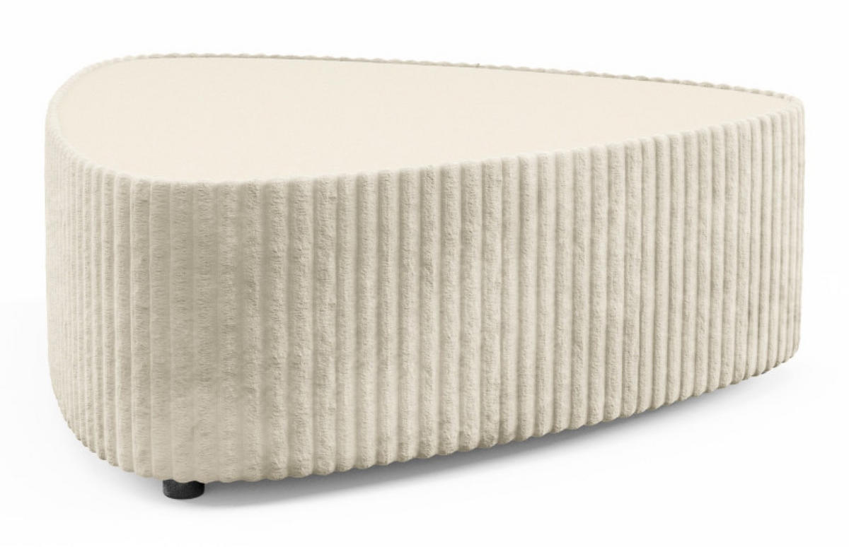 COUCHTISCH Ecru MIJA Gepolstert Tilia - Ecru, Holzwerkstoff (96/96/42cm) - Sepro Meble