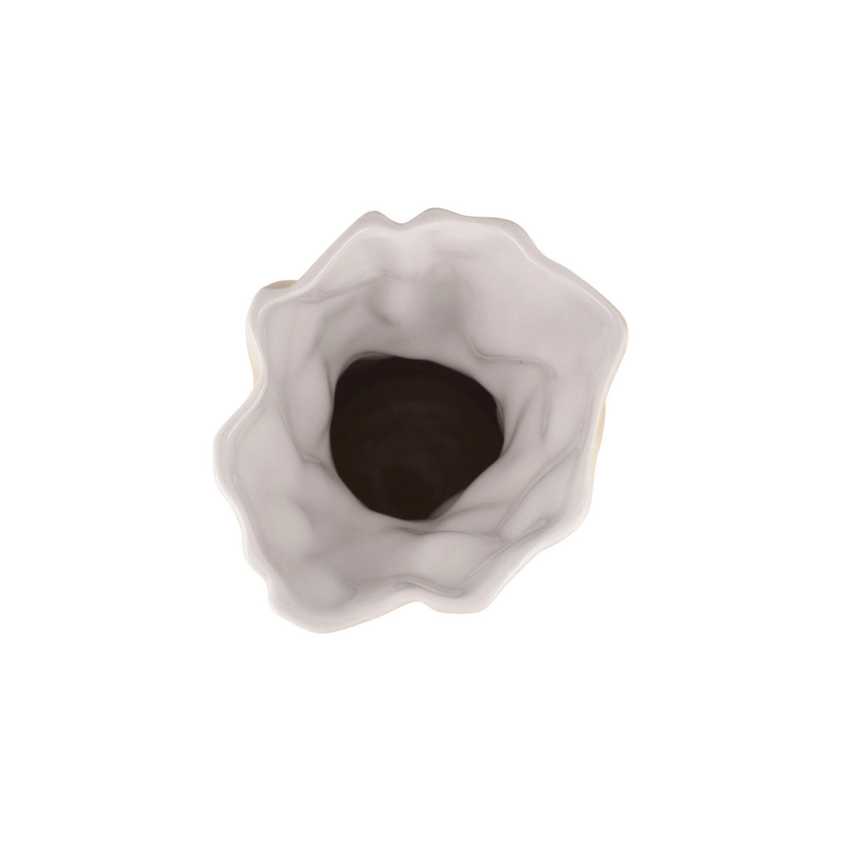 VASE Papyrus, Biskuit-Porzellan, Sand, 30 cm - Beige, Keramik (30cm) - Goebel